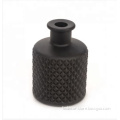 Matte White and black reed diffuser glass bottle